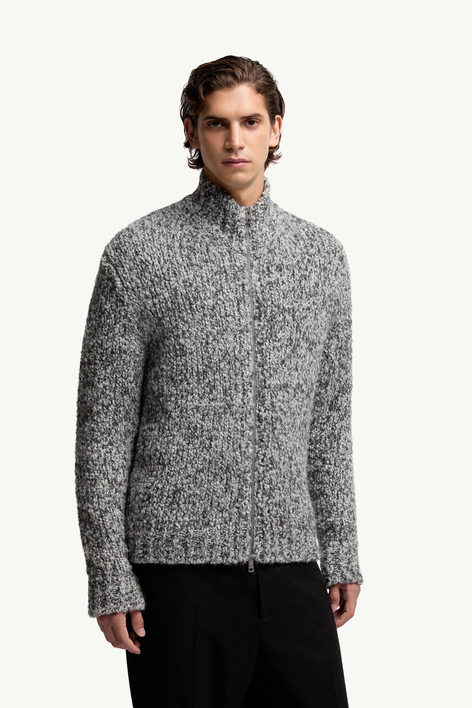 Wool & Alpaca Zip-Up Cardigan