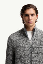 Wool & Alpaca Zip-Up Cardigan