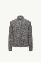 Wool & Alpaca Zip-Up Cardigan