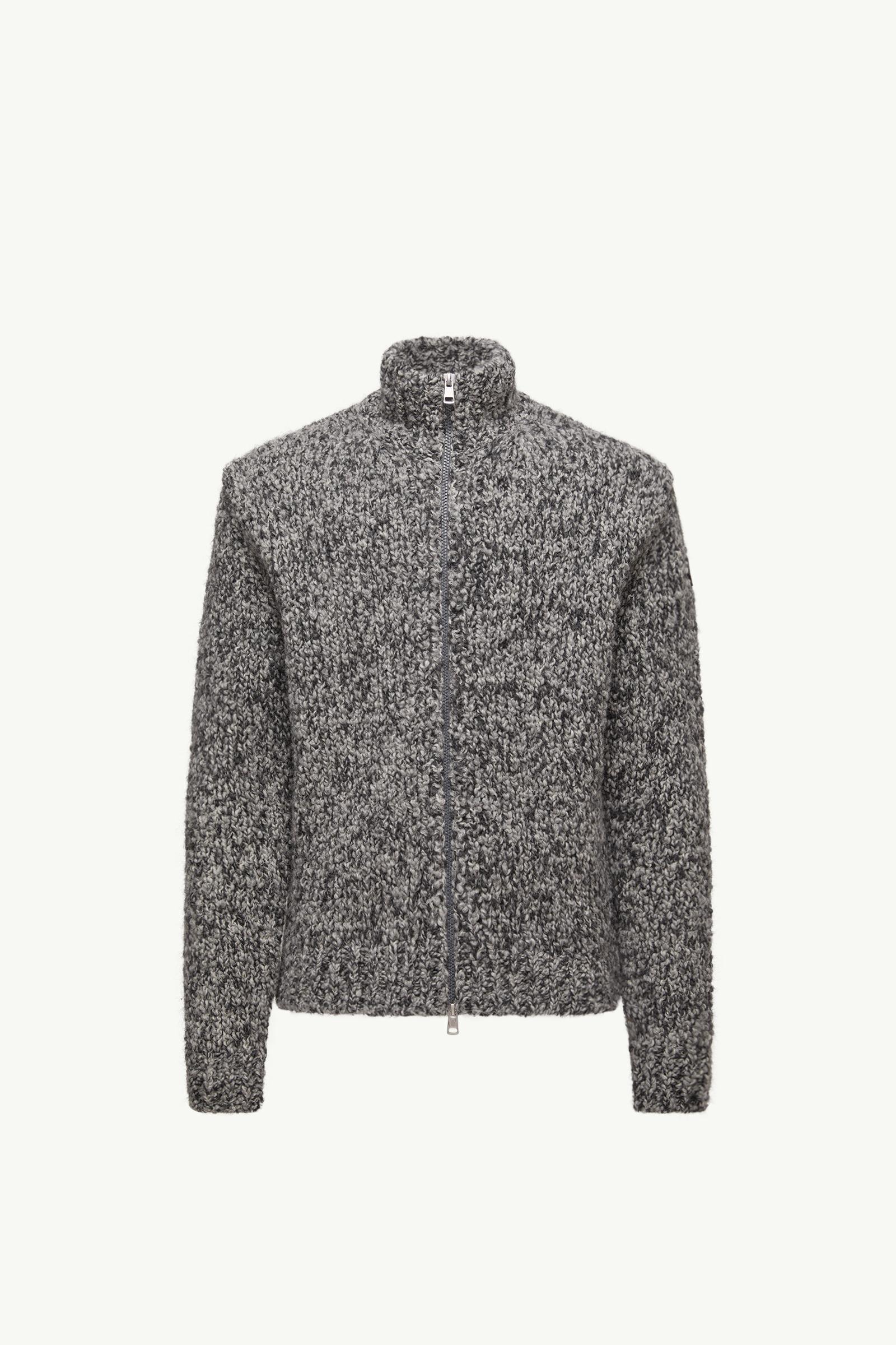 Wool & Alpaca Zip-Up Cardigan