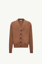V-Neck Wool Cardigan