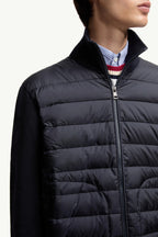 Padded Zip-Up Cardigan