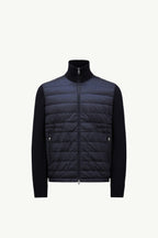 Padded Zip-Up Cardigan