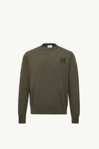 Embroidered Monogram Cotton Jumper