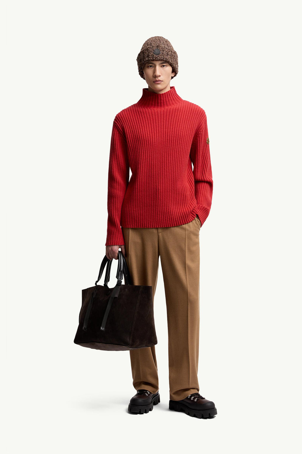 Wool & Cashmere Polo Neck Jumper