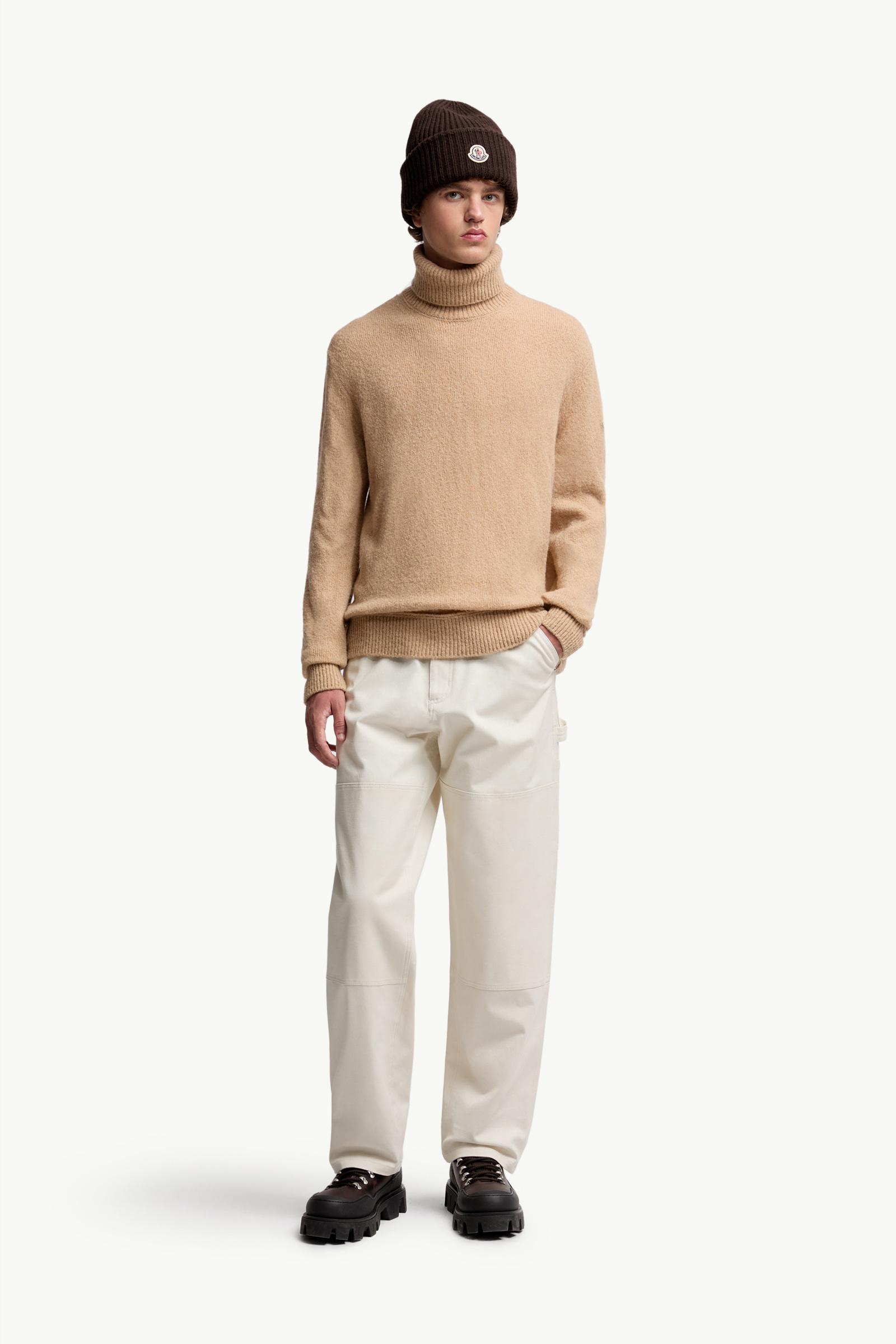 Wool Blend Polo Neck Jumper