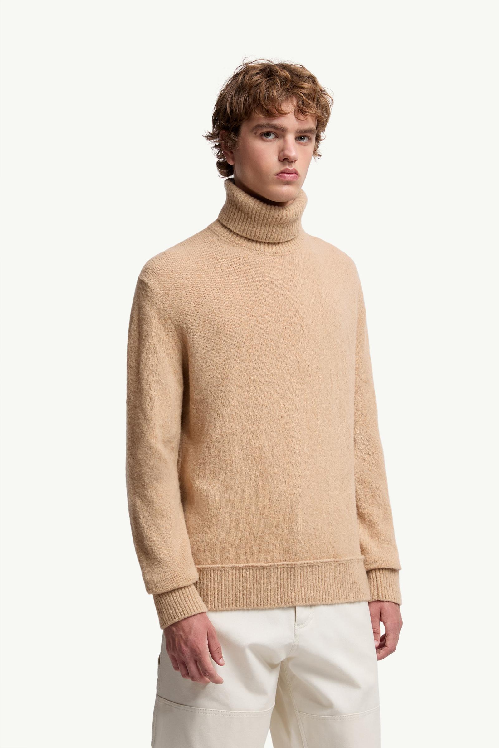 Wool Blend Polo Neck Jumper