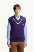 Wool & Cotton V-Neck Gilet