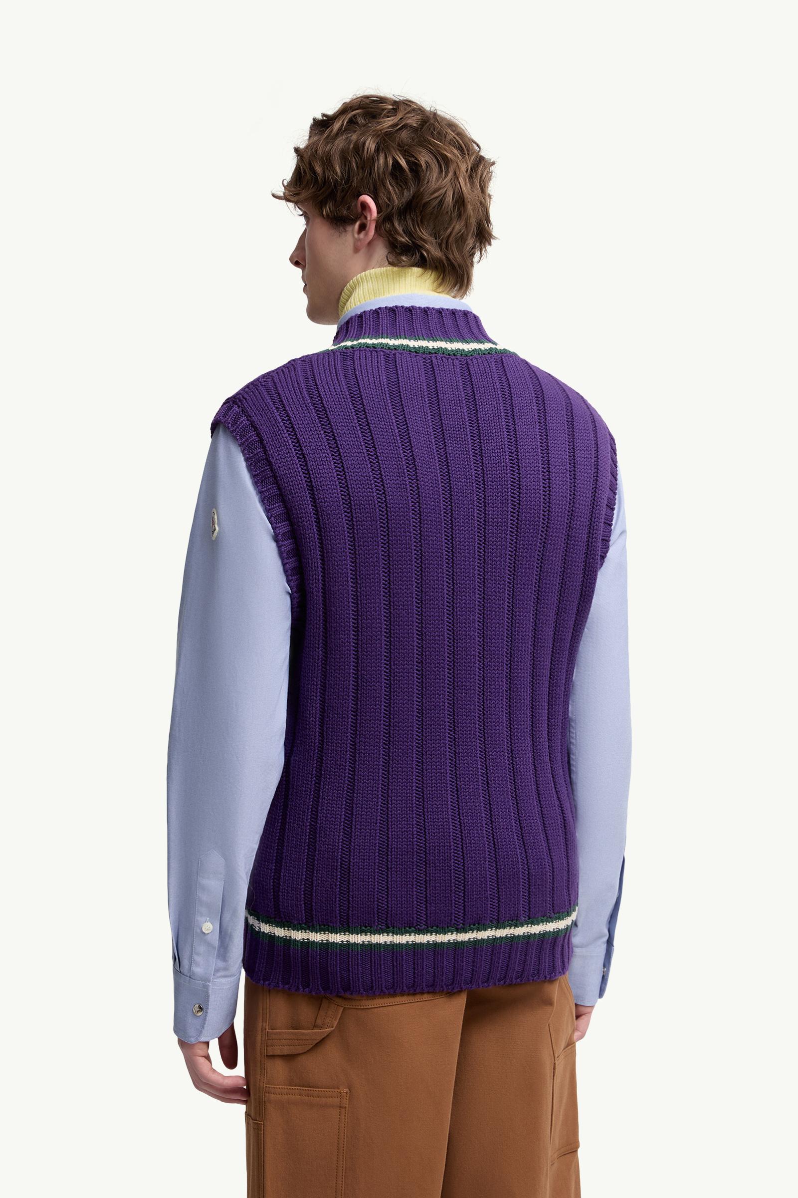 Wool & Cotton V-Neck Gilet