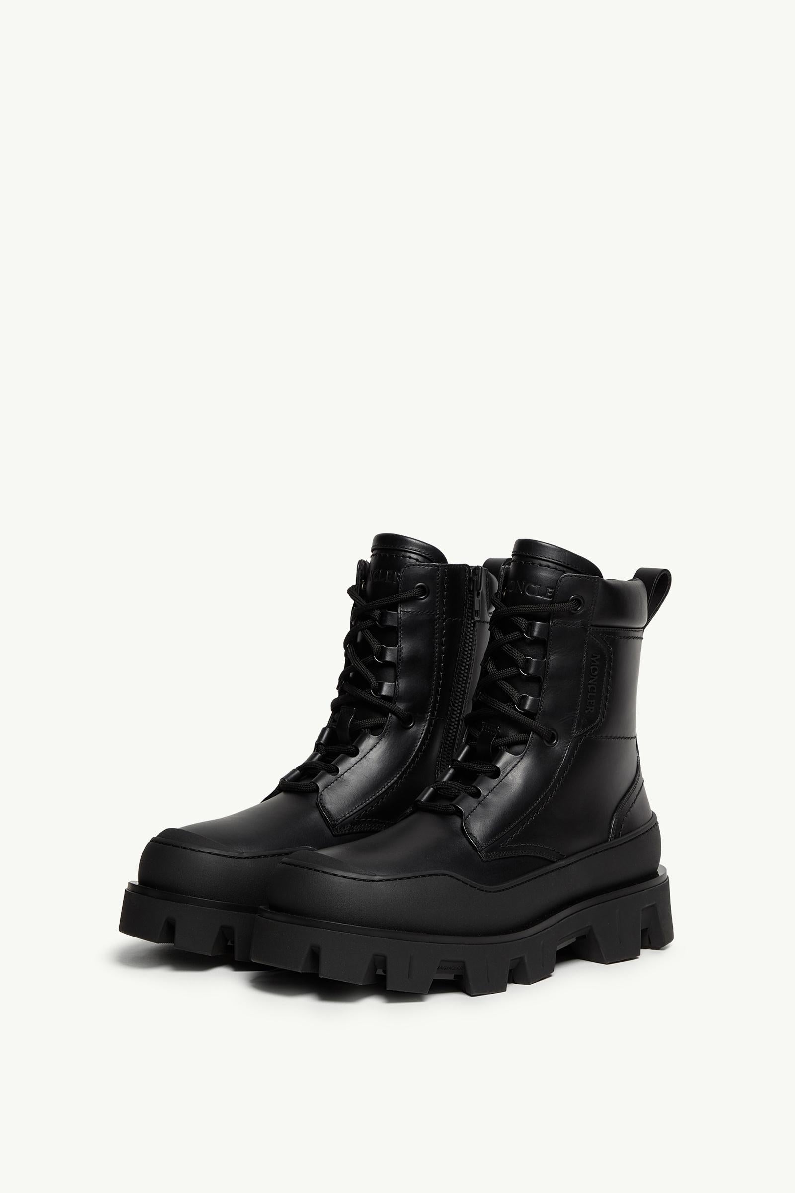 Peak Path Leather Lace-Up Boots